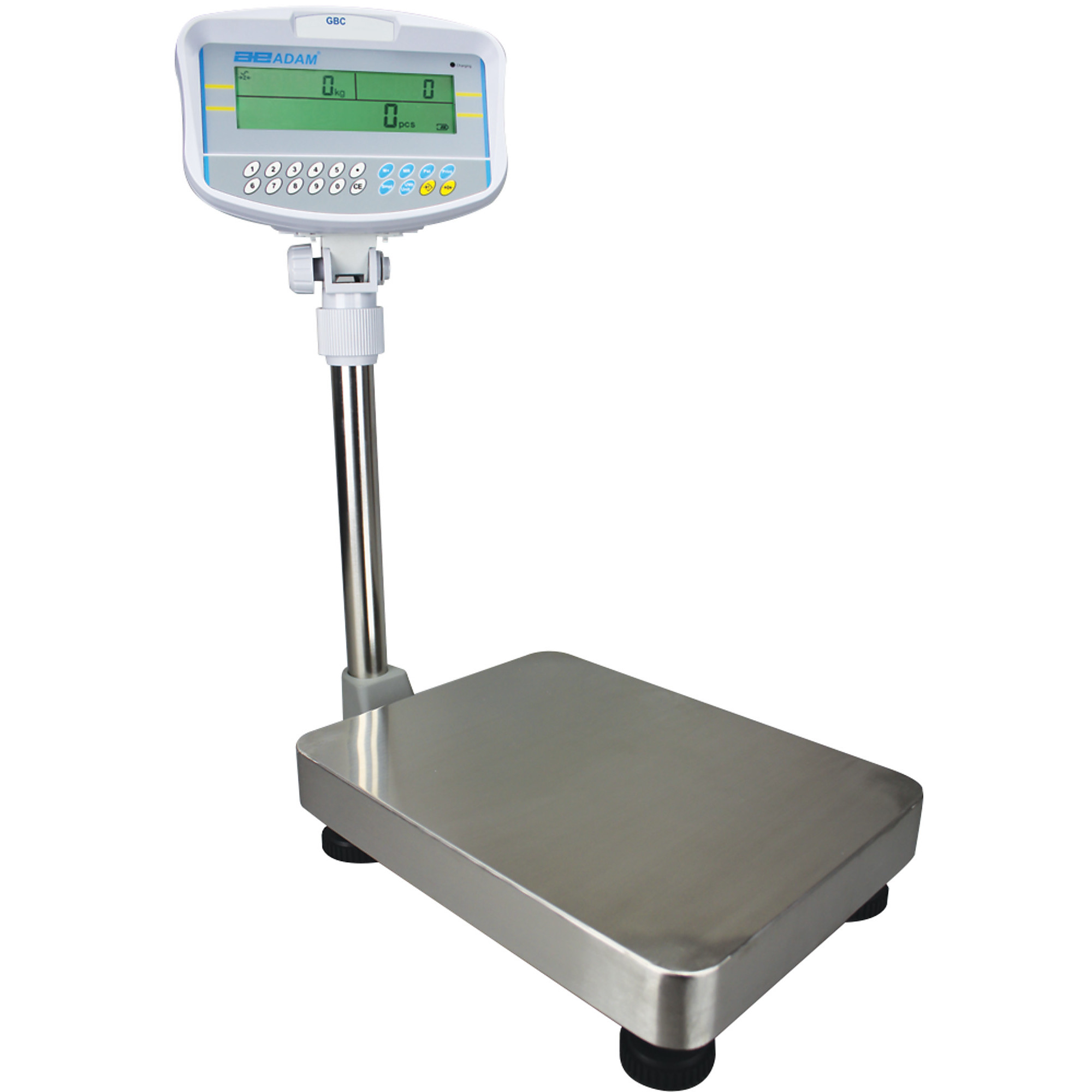 Adam Equipment, GBC Bench Counting Scale 60kg x 0.002kg, Capacity 130 lb, Platform Length 15.7 in, Platform Width 11.8 in, Model# GBC 130A